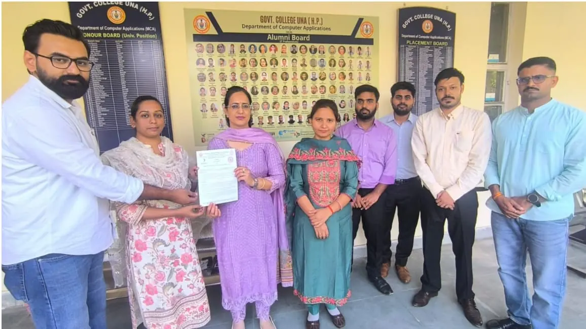 MoU signing with Govt. College Una